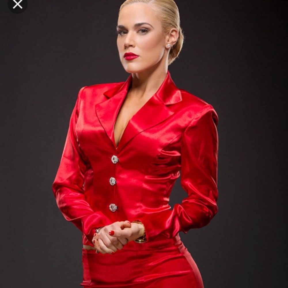 Red Satin Custom Suit
